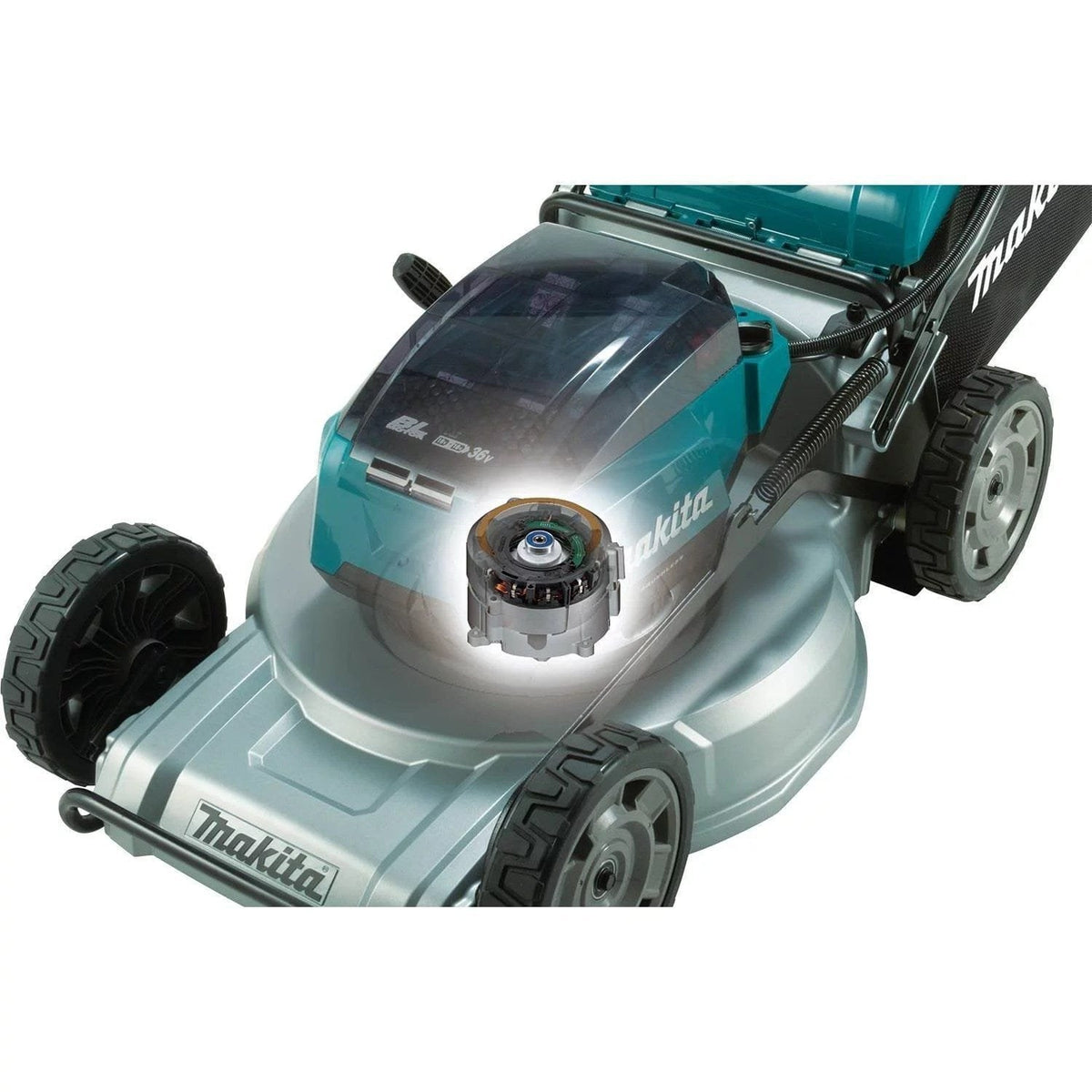 21 in. 18-Volt X2 (36-Volt) LXT Lithium-Ion Cordless Walk Behind Self Propelled Lawn Mower Kit with 4 Batteries (5.0 Ah) image 12