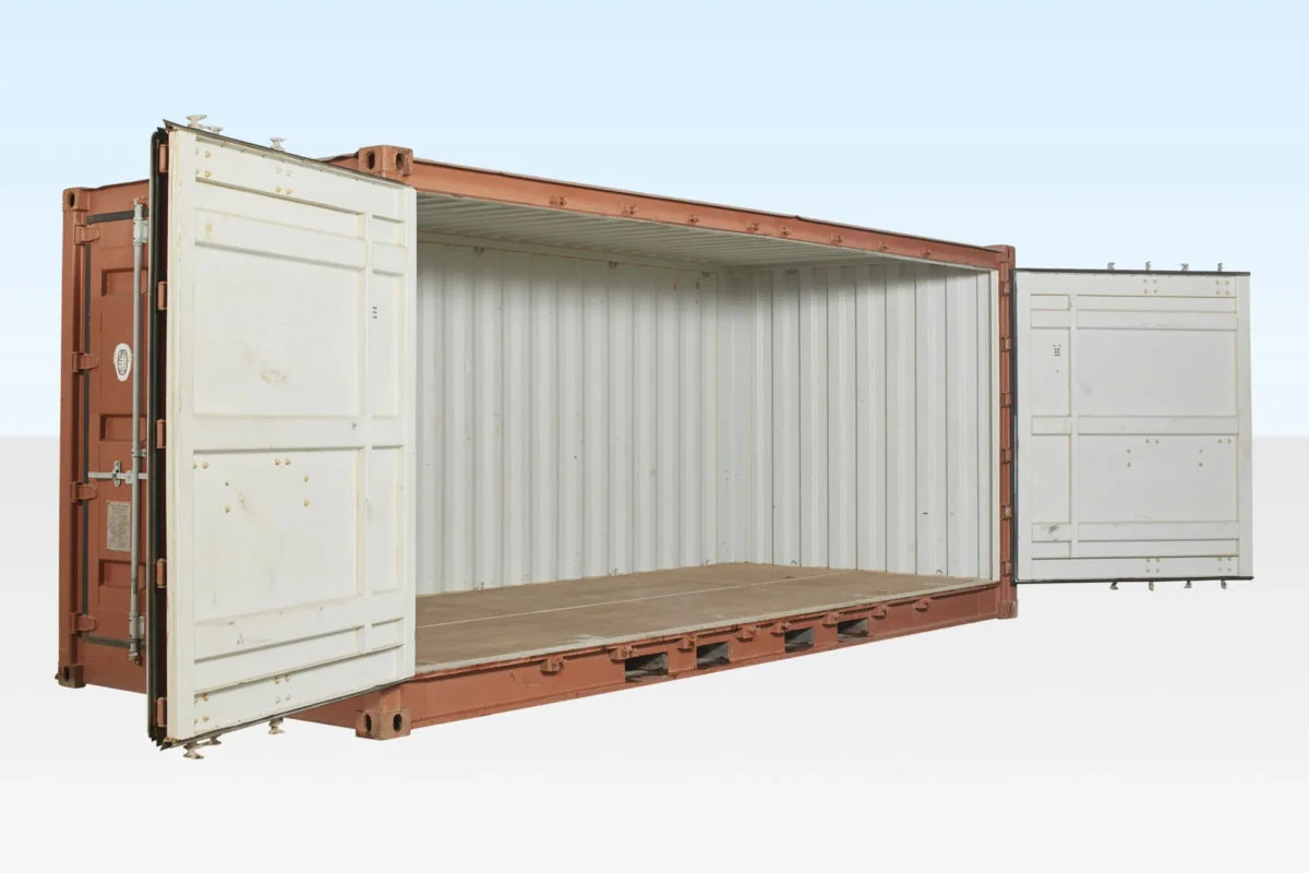 Used 20ft Open Side Shipping Container – Full Side Access (FSA) Storage Container image 4