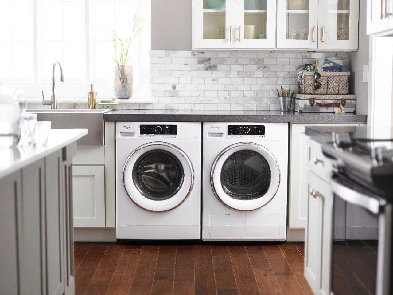 Whirlpool – 2.3 Cu. Ft. High Efficiency Stackable Front Load Washer with Detergent Dosing Aid – White image 13