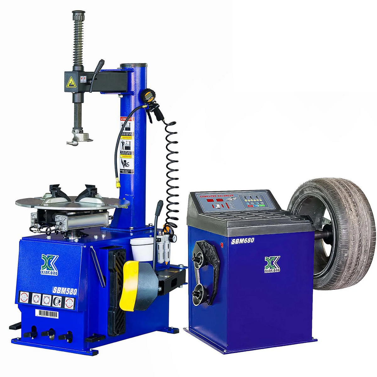 Xinkong 1.5 HP Tire Changer & Wheel Balancer Machine Combo 580 690 image 0