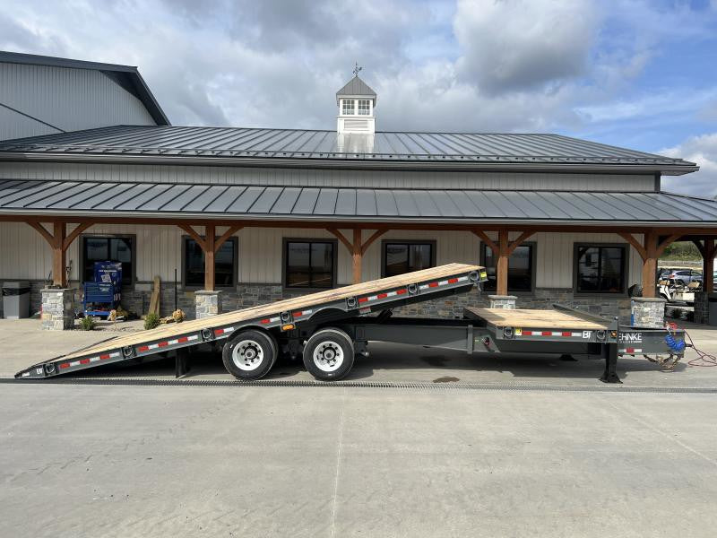 2026 Behnke FB8X30TPT-40L Air Brake Gravity Tilt Deckover Trailer – 102″ x 30′, 40,000 GVWR, Fabricated I-Beam Frame
