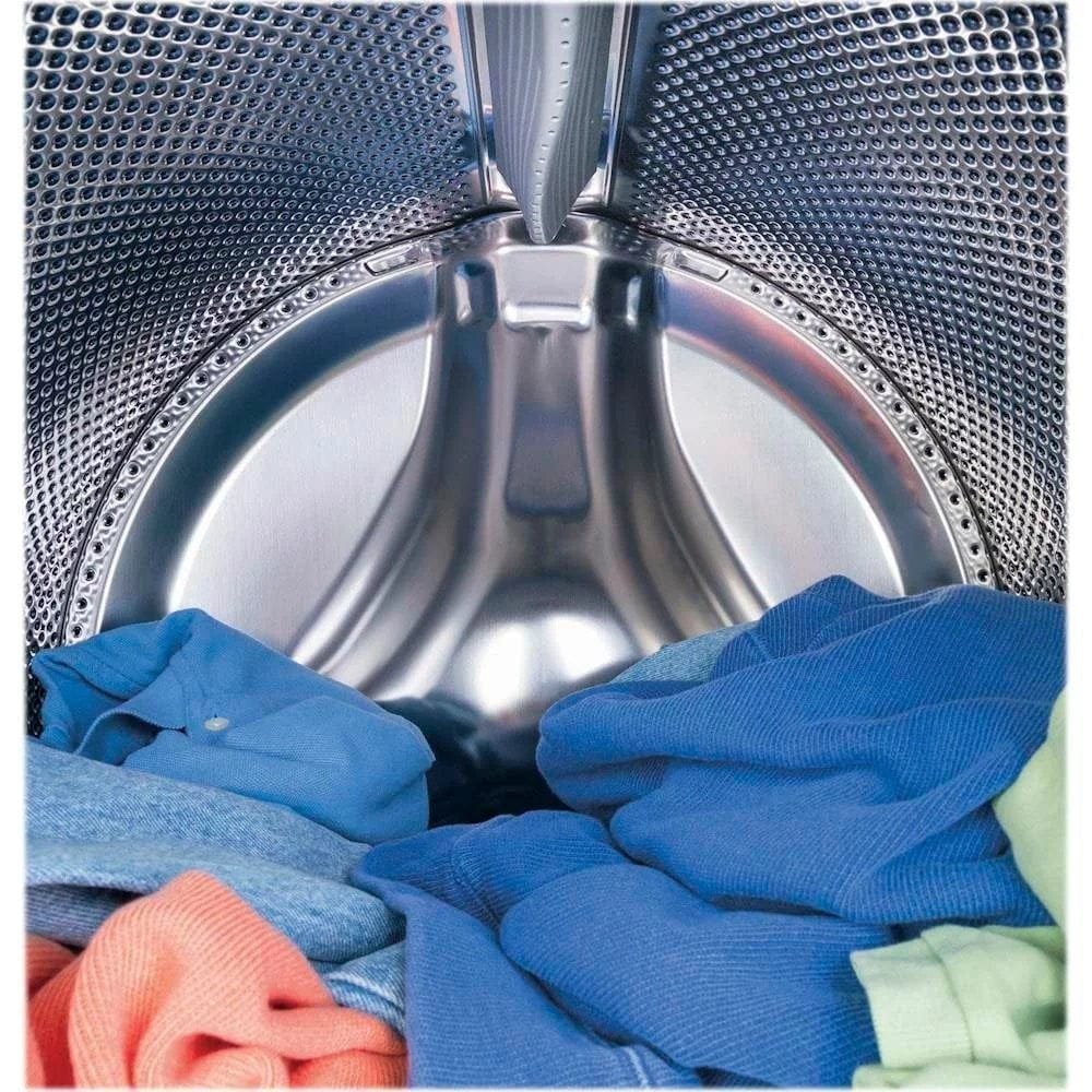 GE – 4.5 Cu. Ft. Stackable Front Load Washer – White image 8