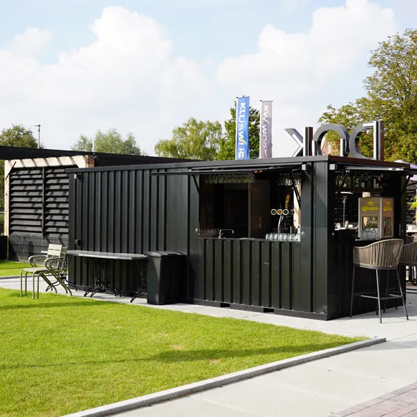 20 Foot Container Bar for Pop-up Shops and Events – Black RAL 9005 image 2
