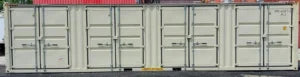 New One Trip 40ft High Cube Open Side 4-Door Shipping Storage Container image 4