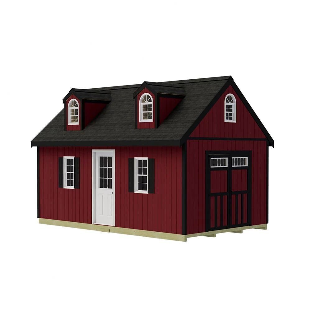 Best barns Hampton 12×16 Wood Storage Shed Kit Installation Included image 10
