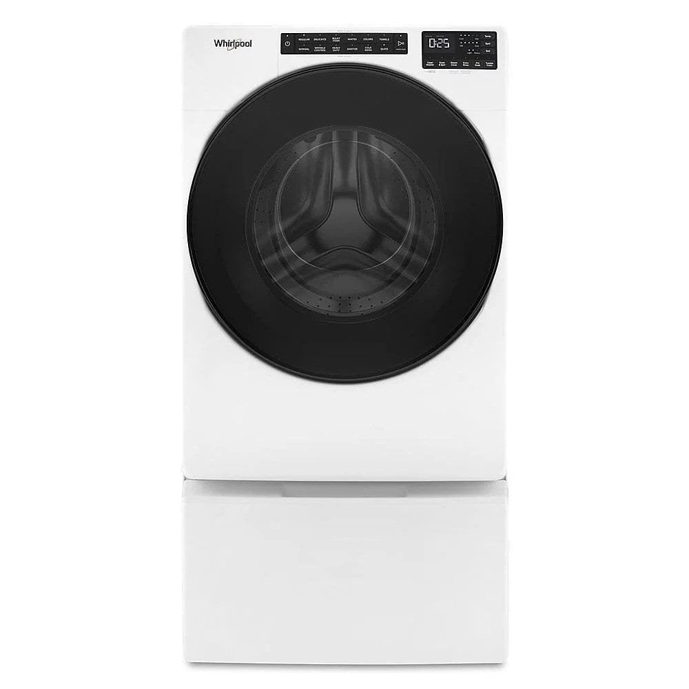 Whirlpool – 5.0 Cu. Ft. High-Efficiency Stackable Front Load Washer with Quick Wash Cycle – White image 0