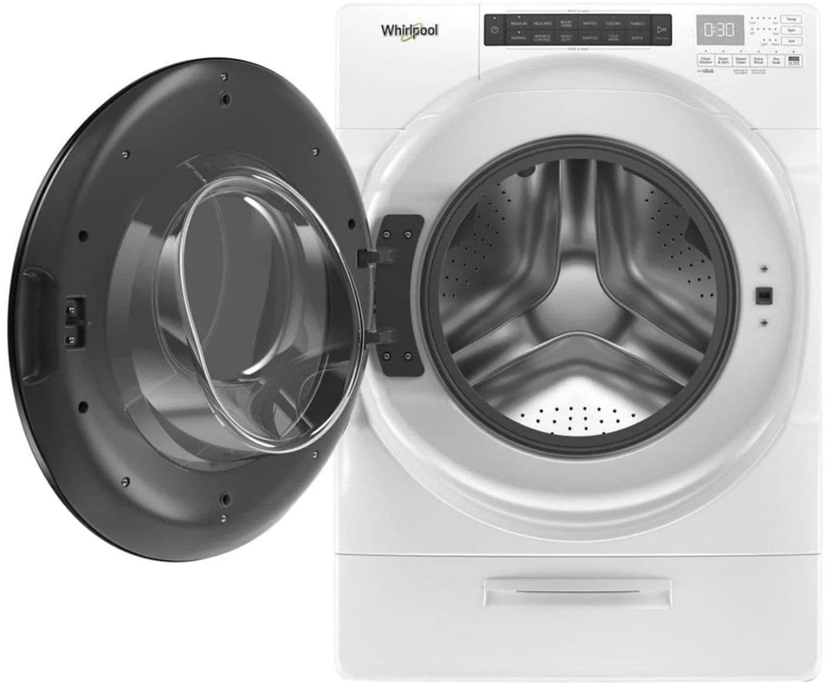 Whirlpool – 4.5 Cu. Ft. High Efficiency Stackable Front Load Washer with Steam and Load & Go XL Dispenser – White image 15