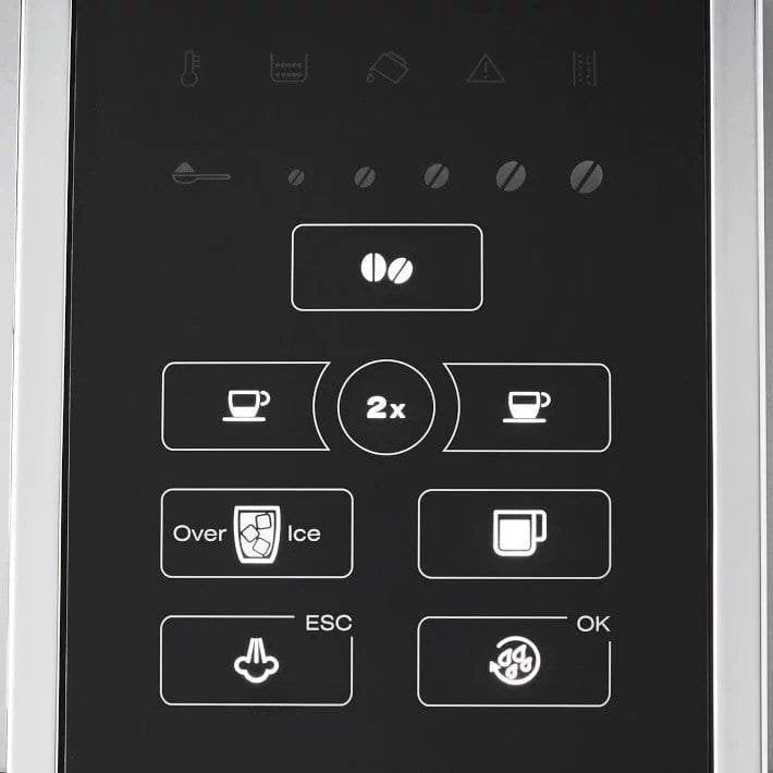 De’Longhi – Dinamica TrueBrew Over Ice Fully Automatic Coffee and Espresso Machine- Chrome and Black image 6