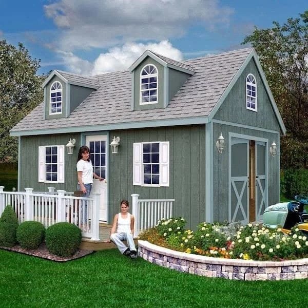 Best barns 12-ft x 20-ft Arlington with Floor Gable Engineered Storage Shed Installation Included image 6