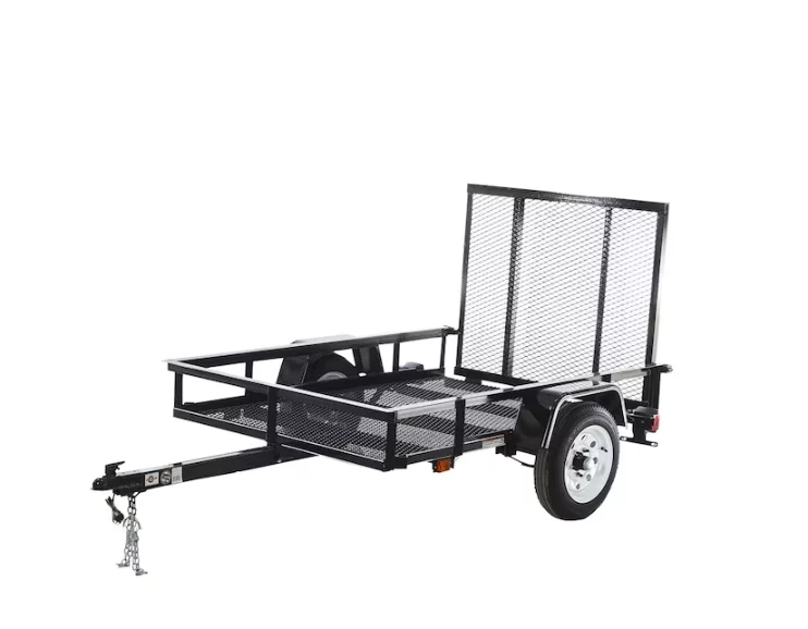 Carry-On Trailer 4β² x 7β² Mesh Floor Utility Trailer with CURT 2-5/16β³ A-Frame Coupler image 1