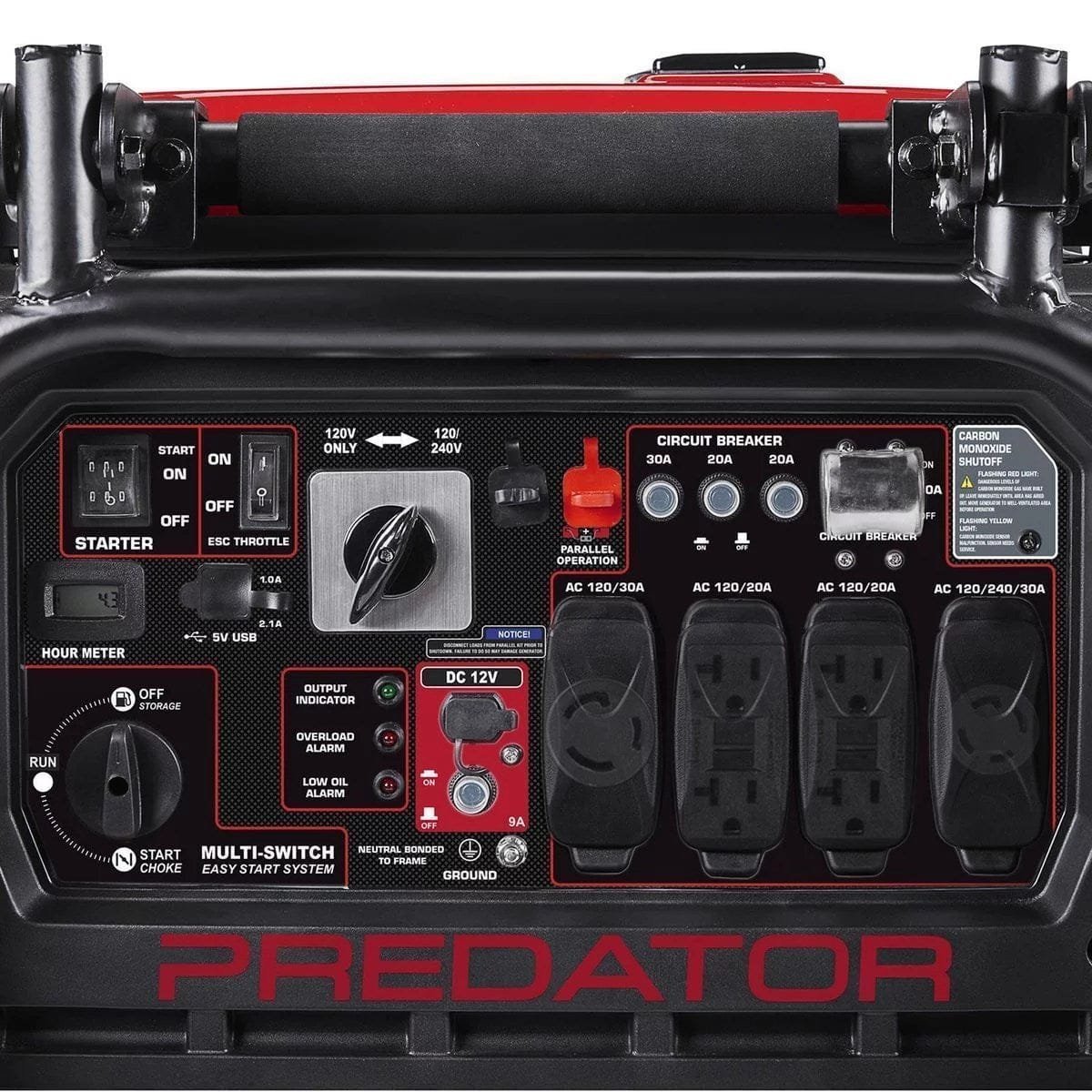Predator 9500 Watt Super Quiet Inverter Generator with Co Secure Technology image 3