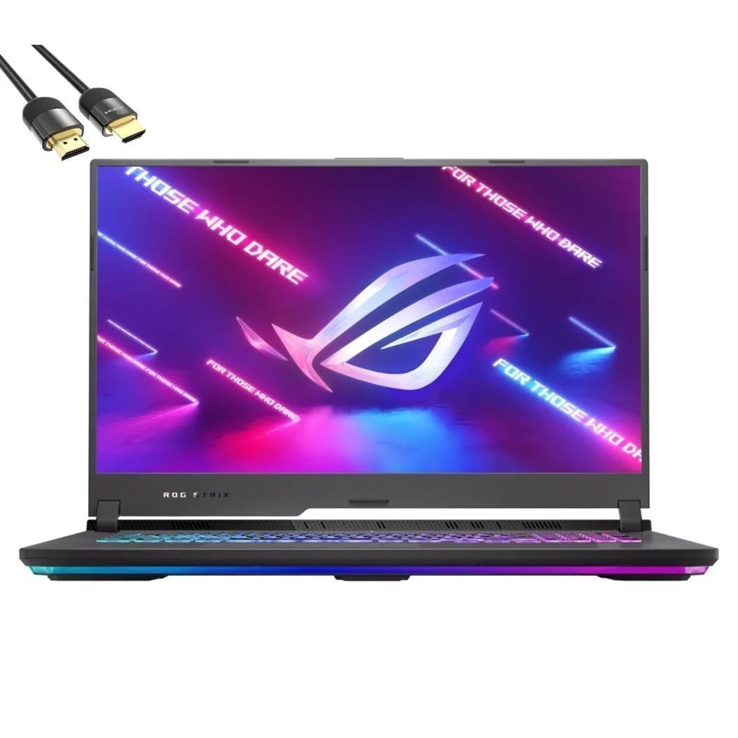 ASUS ROG Strix G17 Gaming Laptop, 17.3″ FHD 144Hz 3ms, AMD 8-Core Ryzen 7 4800H (Beat i5-11600), GeForce RTX 3060, 8GB RAM, 512GB SSD, USB-C, HDMI image 0