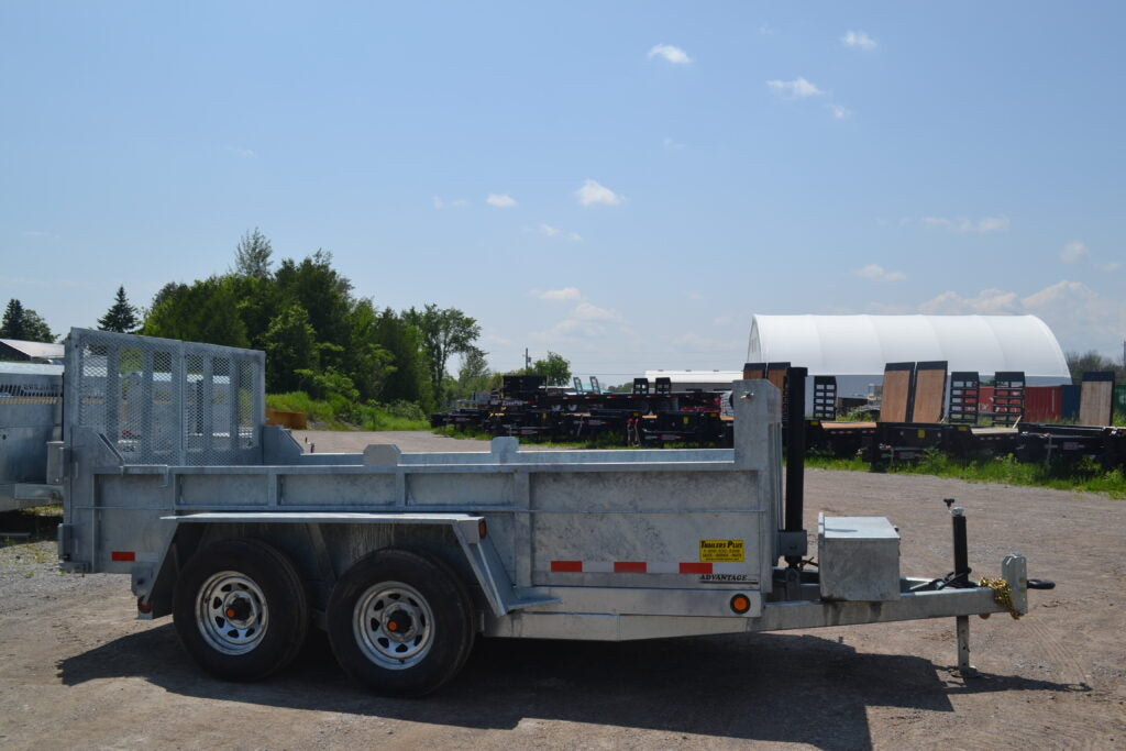7×16 Tube Top Utility Tandem Axle