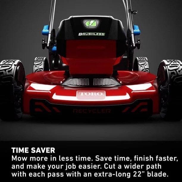 Flex-Force 60V Cordless 2-Tool Combo Kit 22 in. Recycler Walk Behind Lawn Mower & Leaf Blower w/Charger & Batteries image 4
