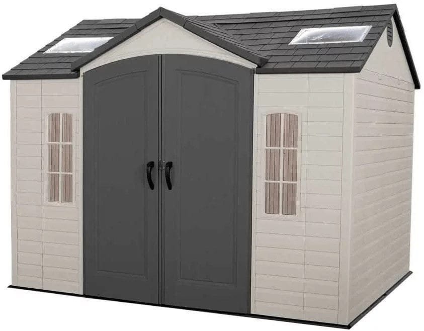 Lifetime 10′ x 8′ Outdoor Storage Shed with Carriage Doors Foundation and Installation Included. image 5