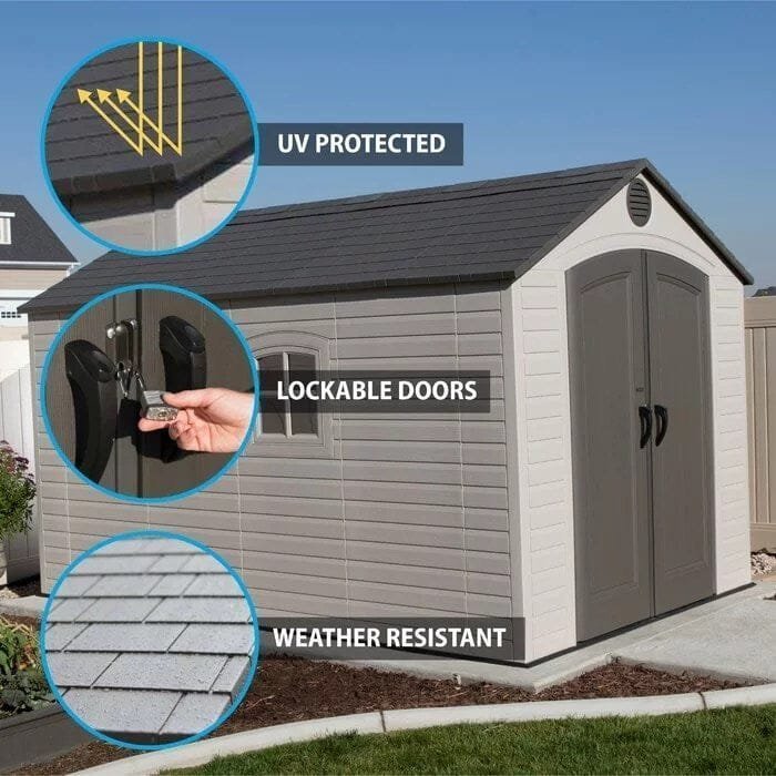 Lifetime Outdoor Storage Shed – 8′ x 12.5′ image 15