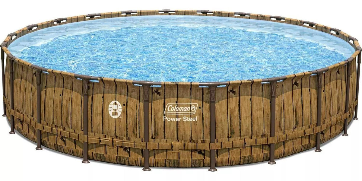 Coleman Power Steel 22′ x 52 Round Above Ground Pool Set image 8