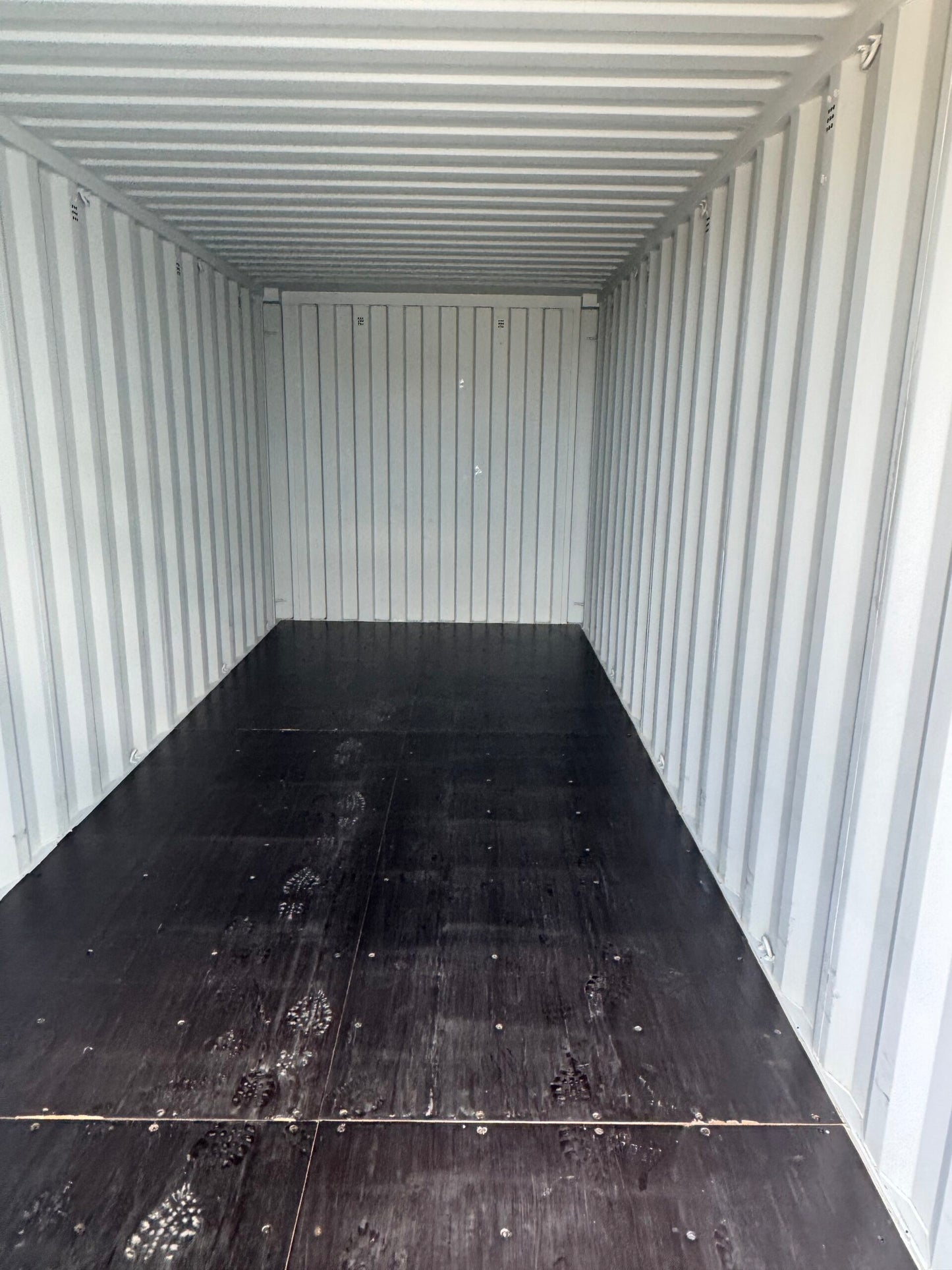 NEW 20ft Slate Gray Shipping Container image 2