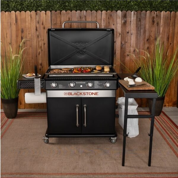 Blackstone 36-in Culinary Cabinet Griddle with Side Table: Versatile Outdoor Cooking in Stainless Steel image 4