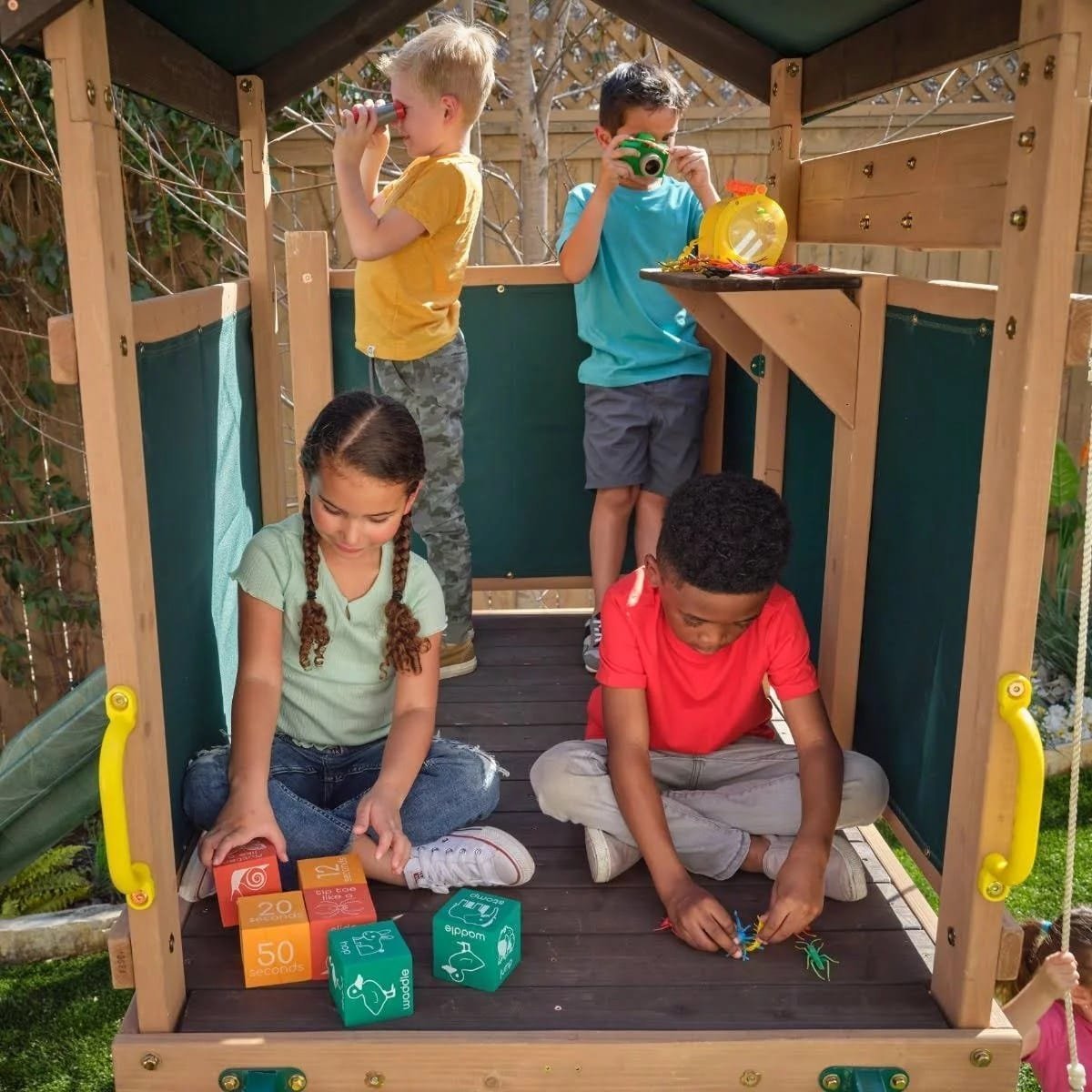 Kidkraft Hideaway Haven Swing Set image 6