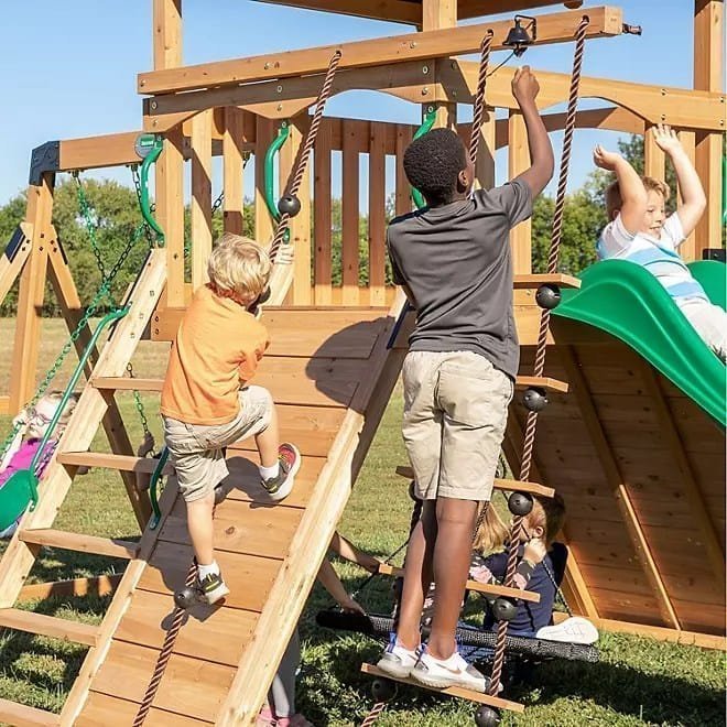 Backyard Discovery Endeavor Cedar Swing Set image 3