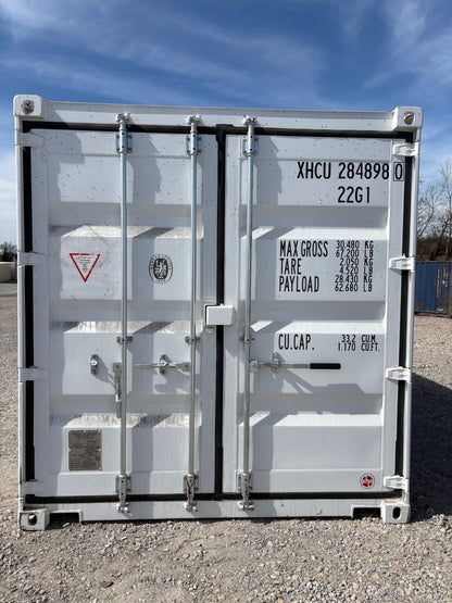 NEW 20ft White Shipping Container image 0