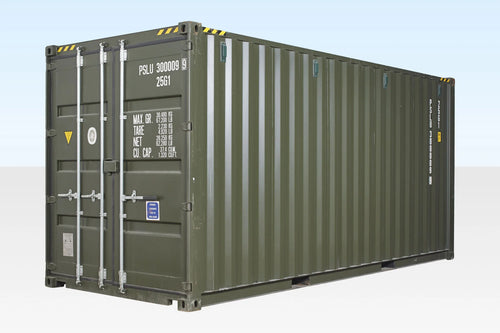 20ft High Cube One Trip Shipping Container (9'6") – New Wind & Watertight Storage Container image 0