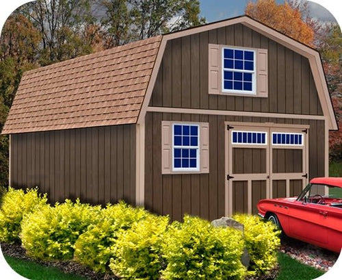 Best Barns Virginia 16×28 Wood Storage Garage image 0