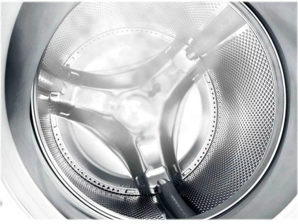 GE – 4.5 Cu. Ft. Stackable Front Load Washer – White image 4