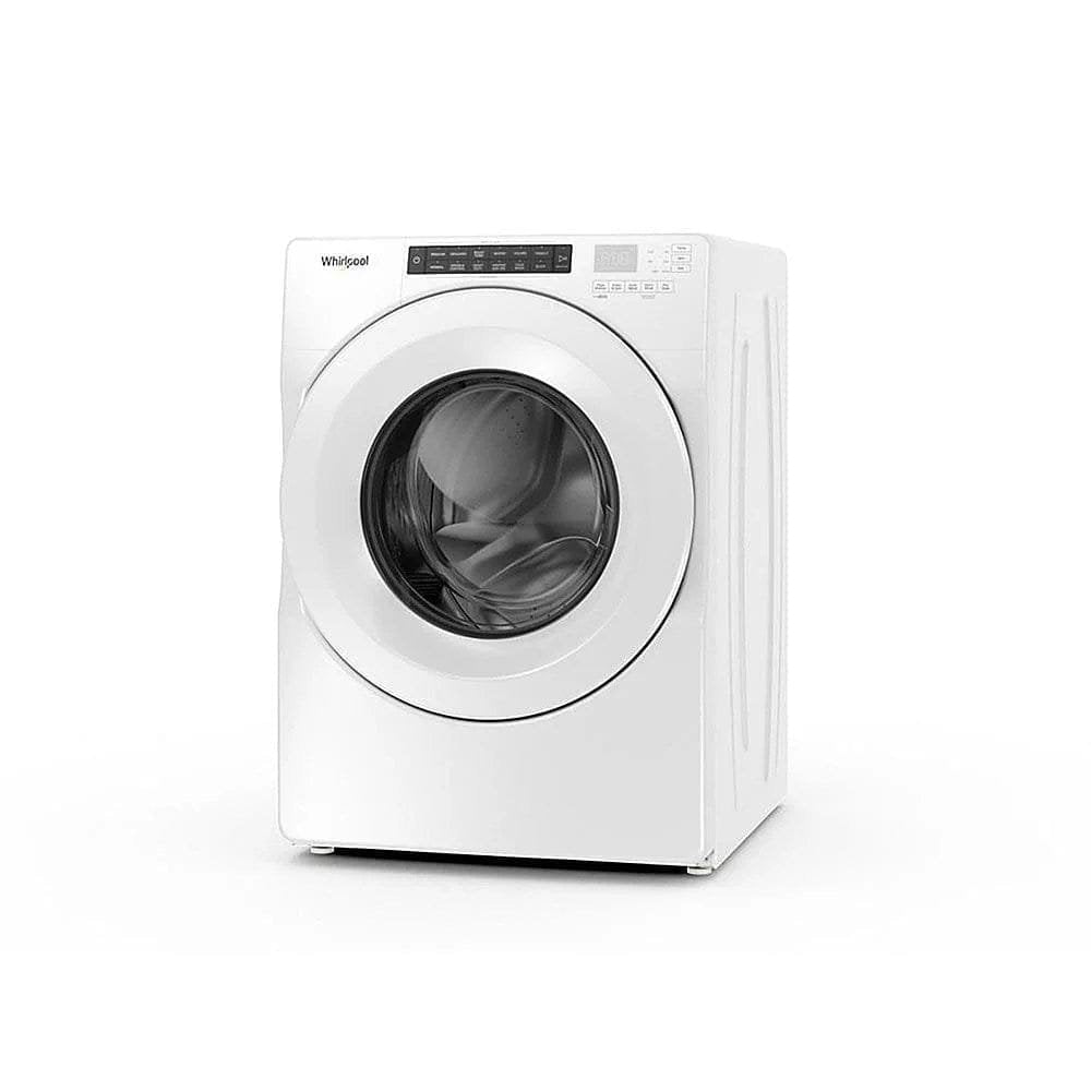Whirlpool – 4.3 Cu. Ft. High Efficiency Stackable Front Load Washer with 35 Cycle Options – White image 1
