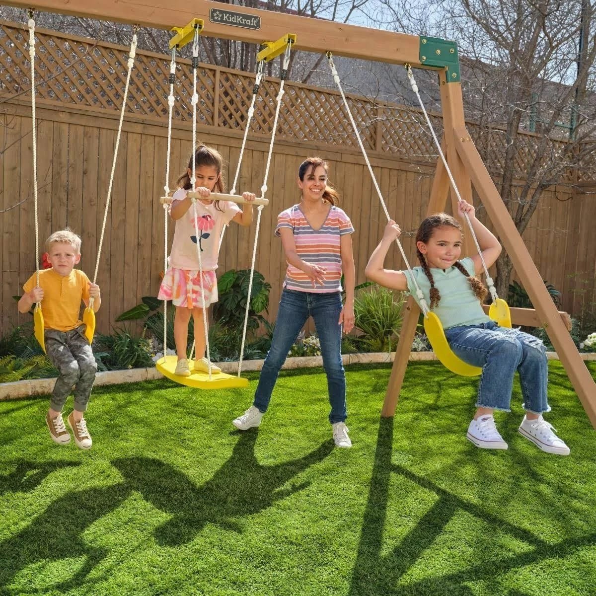 Kidkraft Hideaway Haven Swing Set image 3