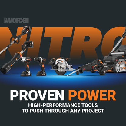 Worx Nitro WG760 40V 21″ Cordless Self-Propelled Lawn Mower with Brushless Motor (Batteries & Charger Included) image 10