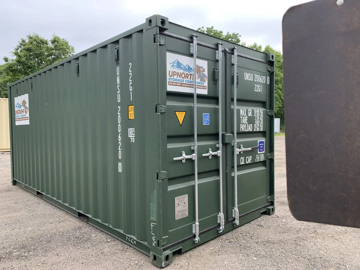 New 20ft Storage Container with Lock Box image 0