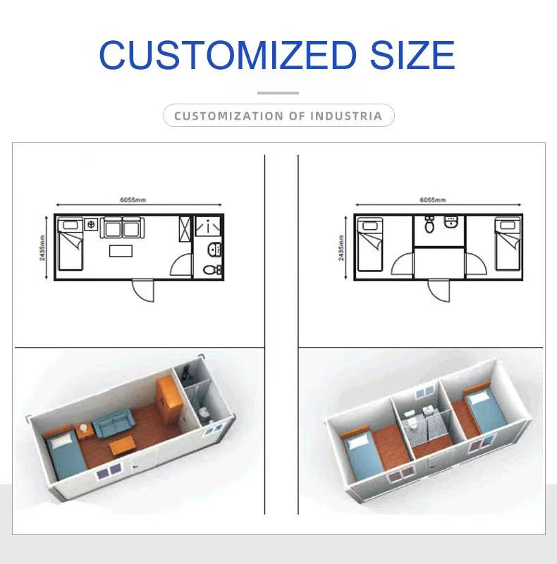 Small Transportable Container Home Kit – Portable Prefabricated Modular House image 4
