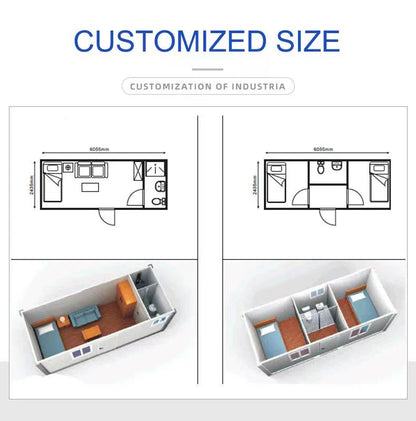 Small Transportable Container Home Kit – Portable Prefabricated Modular House image 4