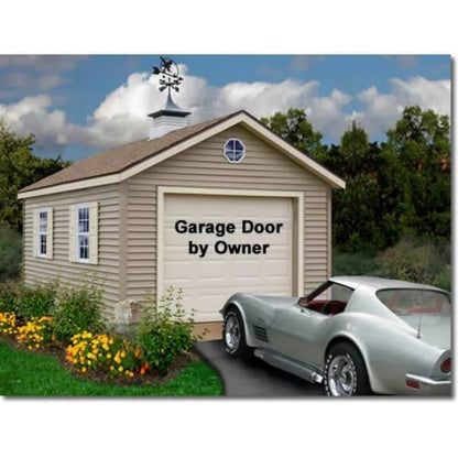 Best barns Greenbriar 12’x24′ Wood Garage Barn Kit-Installation included image 1