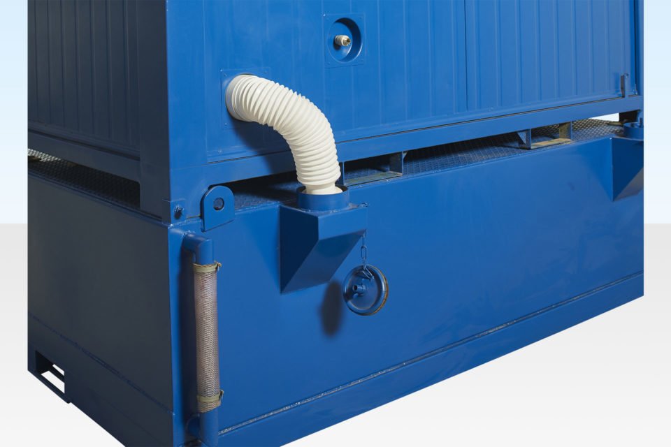 Double Mains Toilet Waste Tank (500 Gallon Steel Heavy-Duty Unit) image 1