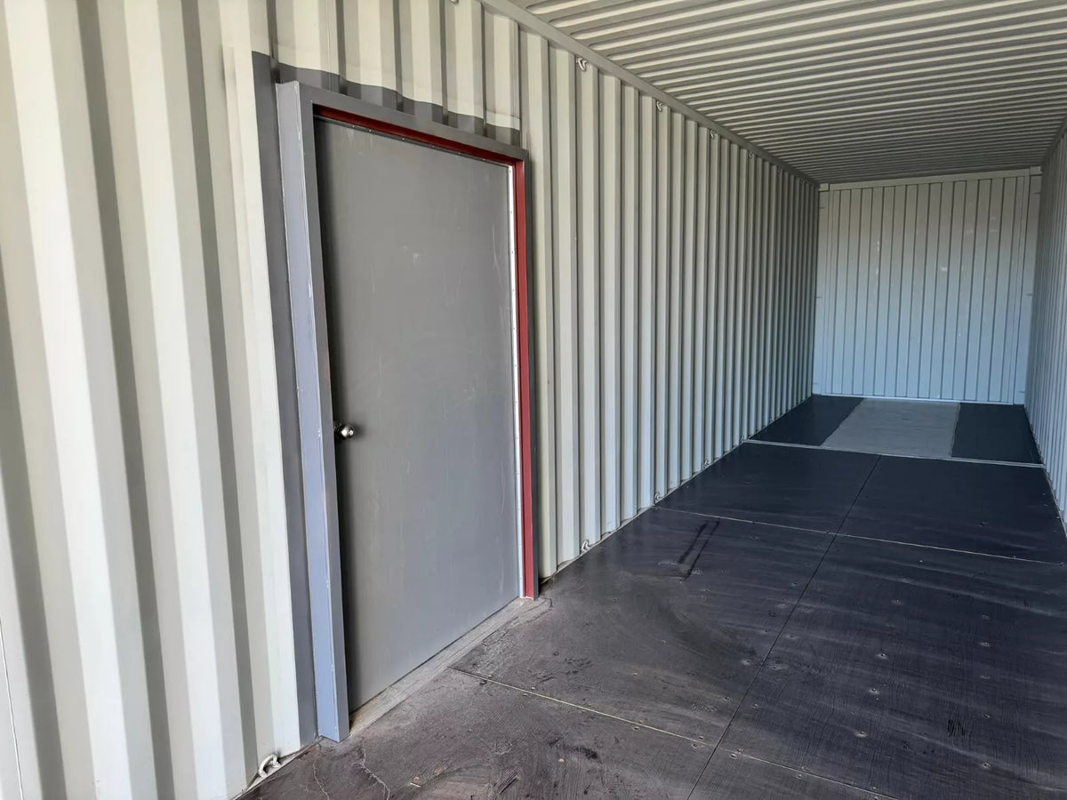 40ft shipping container with man door image 6