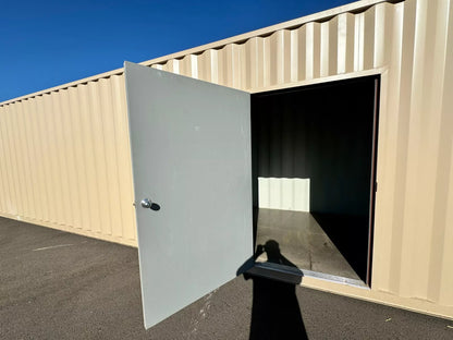 40ft shipping container with man door image 9