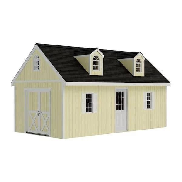 Best barns 12-ft x 20-ft Arlington with Floor Gable Engineered Storage Shed Installation Included image 1