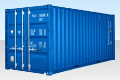 20ft Self Storage Shipping Container – Blue (RAL 5010) | One Trip Secure Storage Unit image 2