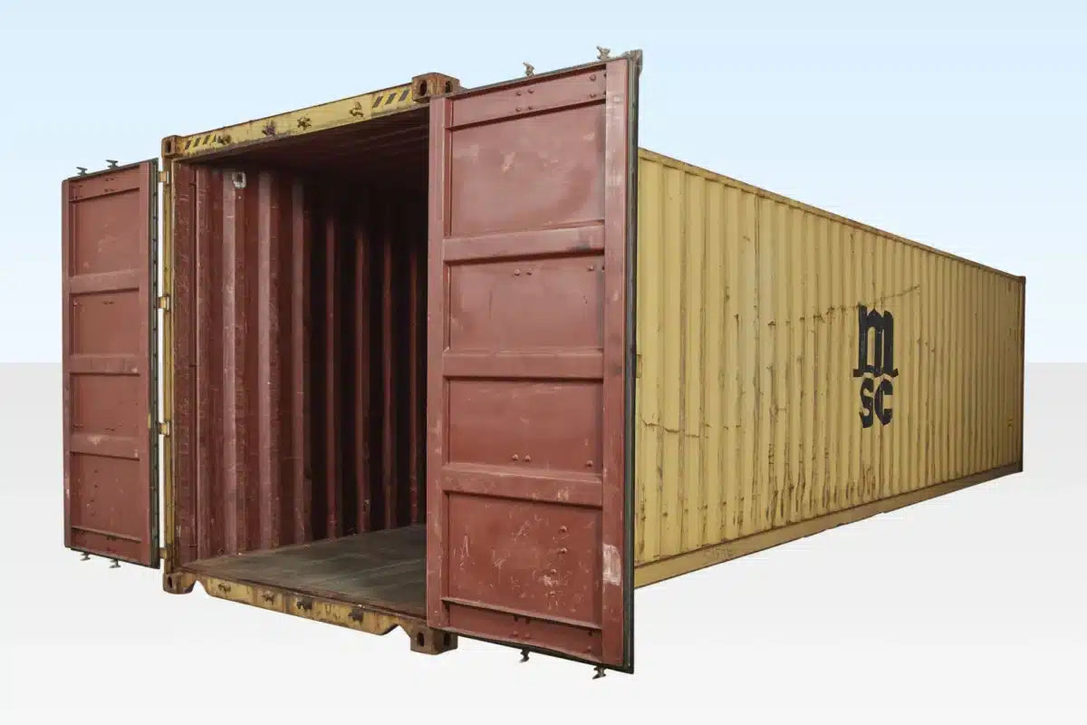 40ft x 8ft Used Shipping Container – High-Cube image 2