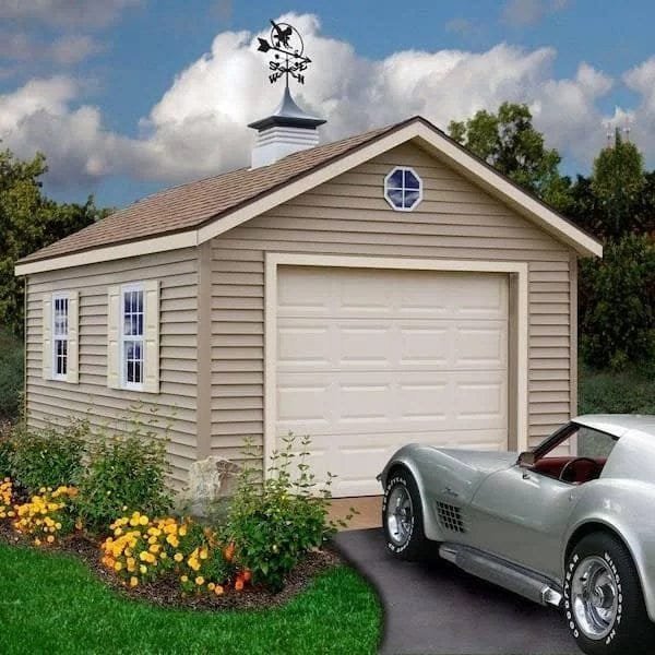 Best barns Greenbriar 12’x24′ Wood Garage Barn Kit-Installation included image 3