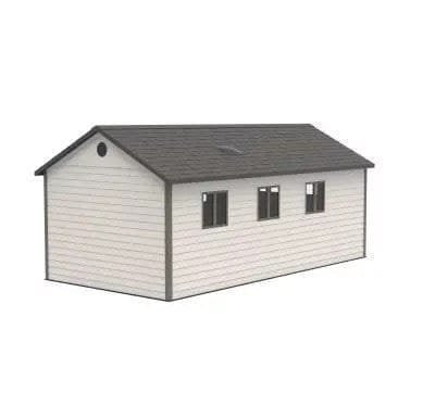 Lifetime 11 Ft. X 21 Ft. Outdoor Storage Shed With Tri-Fold Doors image 13