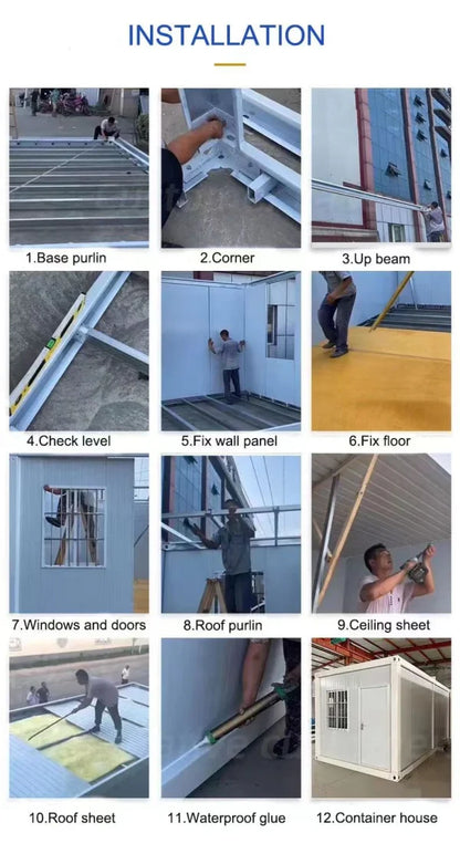 Small Transportable Container Home Kit – Portable Prefabricated Modular House image 1
