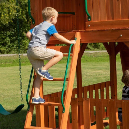 Backyard Discovery Skyfort II Swing Set image 3