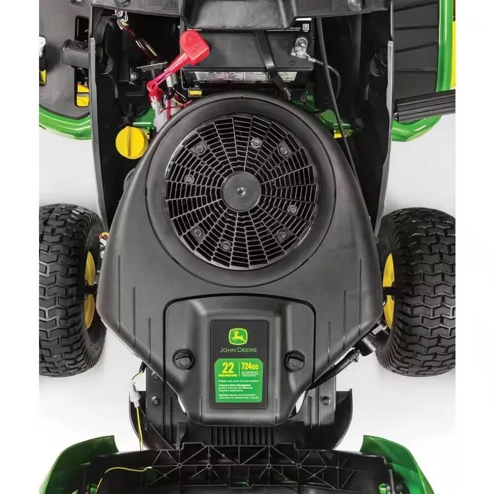 John Deere S100 17.5 HP GAS 42 in. Hydrostatic Riding Lawn Tractor image 2