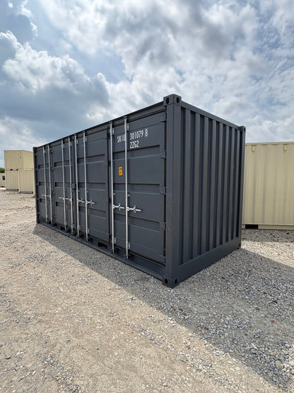 20ft Slate Gray Shipping Container image 2