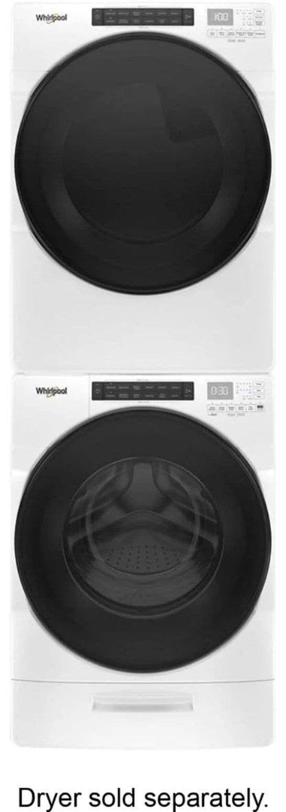 Whirlpool – 4.5 Cu. Ft. High Efficiency Stackable Front Load Washer with Steam and Load & Go XL Dispenser – White image 11