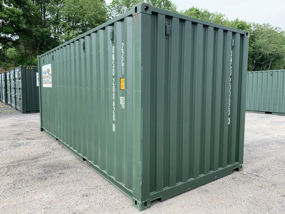 New 20ft Storage Container with Lock Box image 1